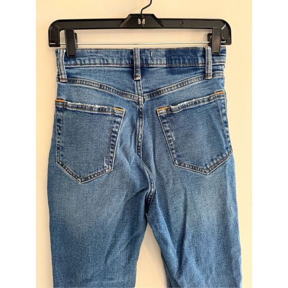 Abercrombie and Fitch The Ankle Straight Ultra High Rise Denim Jeans, Size 26/2 - Picture 7 of 8